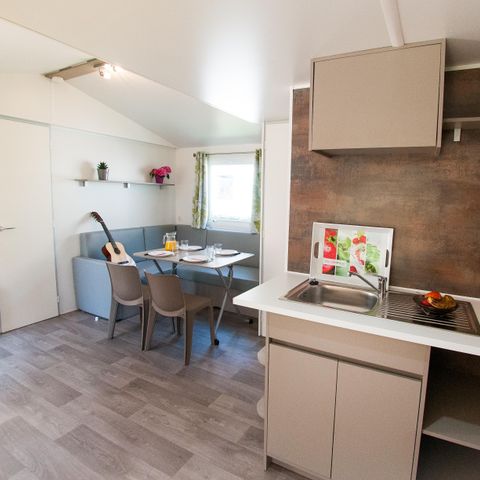 Mobile home 4 persons - ECO Mobile home 2bed. CORDOVA (2015) 27m² + Semi-covered terrace 4/6 pers.