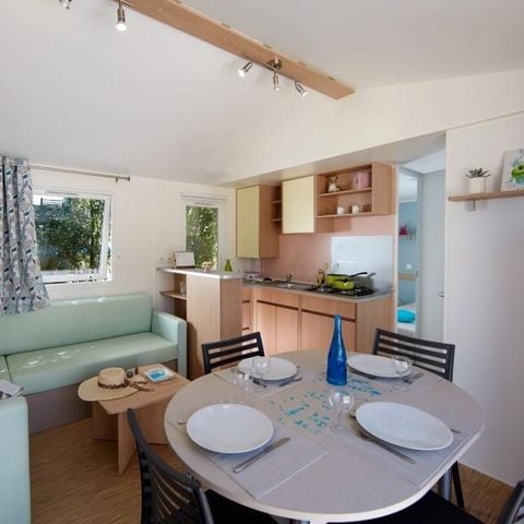 MOBILHOME 8 personnes - CONFORT Mobil home 3ch. EMBRUNS (2017) 30m² + Terrasse semi couverte 6/8 pers