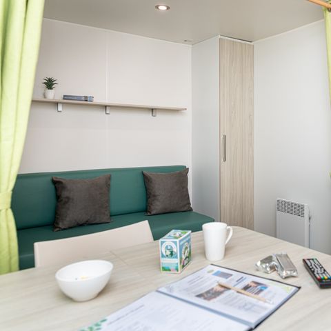 CASA MOBILE 3 persone - COMFORT Casa mobile 1bed. VANILLA (2016) 22m² + Terrazza semicoperta 2/3 pers.