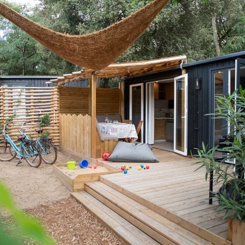 MOBILE HOME 4 people - PREMIUM Mobile home 2bed. GALET (2023) 31m² + Semi-covered terrace 4 pers.