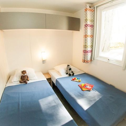 BUNGALOW 8 personnes - CONFORT Mobil home 3ch. ECUMES (2016) 31m² + Terrasse semi couverte 6/8 pers