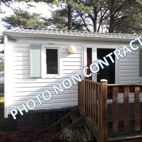 BUNGALOW 4 personnes - ECO Mobil home 2 ch. CELENIA (+ de 10 ans) 25m² + Terrasse semi-couverte 4 pers