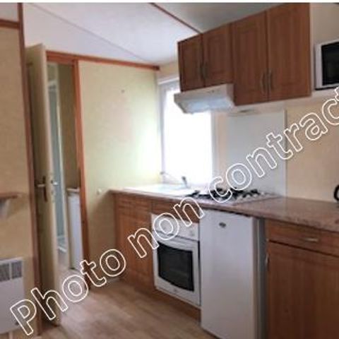 BUNGALOW 4 personnes - ECO Mobil home 2 ch. CELENIA (+ de 10 ans) 25m² + Terrasse semi-couverte 4 pers