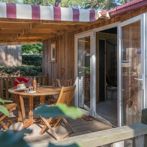 Mobile home 3 persons - CONFORT GLORIA (2014) 24² + Semi-covered terrace
