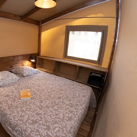 Zelt 5 personen - Zelt 2 Schlafz. GIROFLEE (2023) 32 m² + Halbüberdachte Terrasse 4/5 Pers.