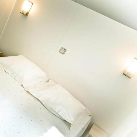 BUNGALOW 6 personnes - CONFORT Mobil home 2ch. CALYPSO (2016) 28m² + terrasse semi-couverte [durée spéciale ms] 4/6 pers