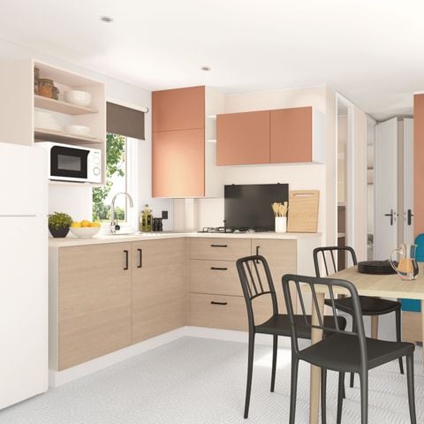 Mobile home 6 persons - "Loggia" 3 bedrooms with covered terrace