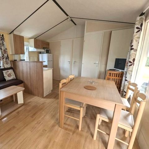 Stacaravan 6 personen - "Vrije tijd 3 slaapkamers