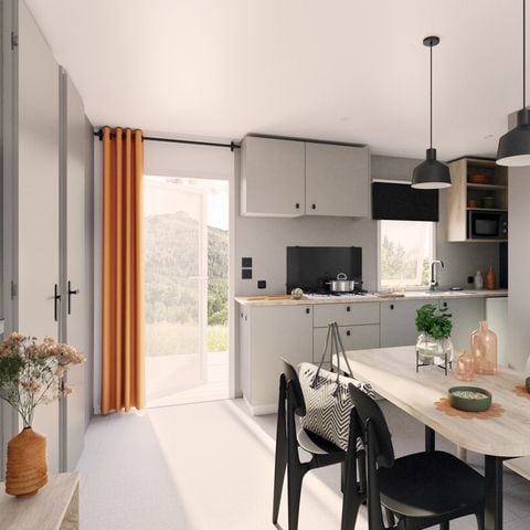 MOBILHOME 4 personnes - "Mercure" climatisé 2 chambres