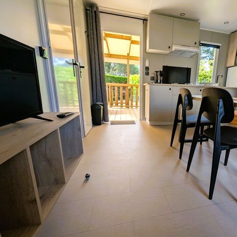 Stacaravan 4 personen - "Mercure met 2 slaapkamers en airconditioning