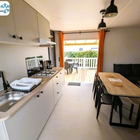 Mobile home 6 persons - 3-bedroom air-conditioned mobile home Agora