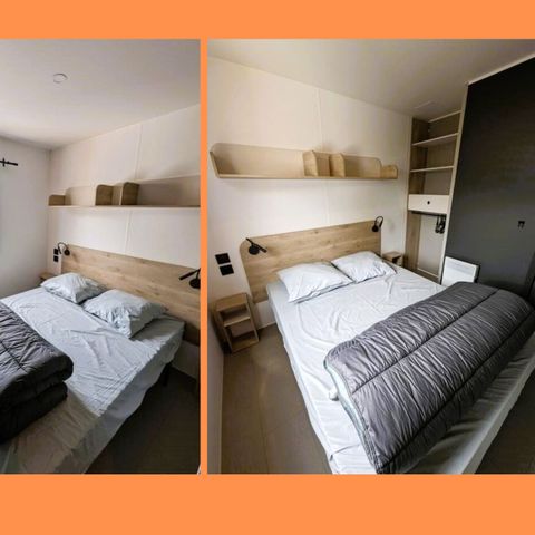 Stacaravan 6 personen - 3-slaapkamer Agora met airconditioning