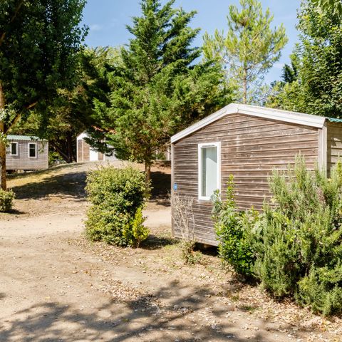 Mobile home 4 persons - Comfort mobile home 25m² (2 bedrooms) + semi-covered terrace + TV 4 pers.