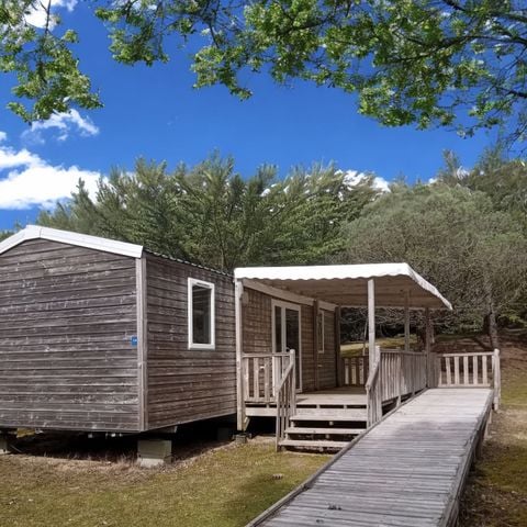 BUNGALOW 4 personnes - Mobil-home Confort 25m² PMR (2 chambres) + terrasse couverte 4 pers