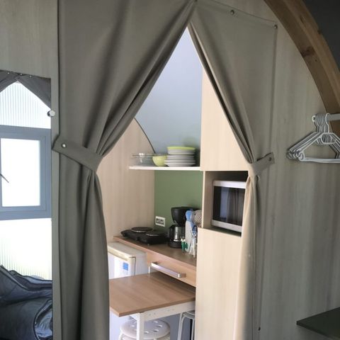 Accommodatie 4 personen - Coco sweet- Kon Tiki - 2 kamers - 16m² 4 pers