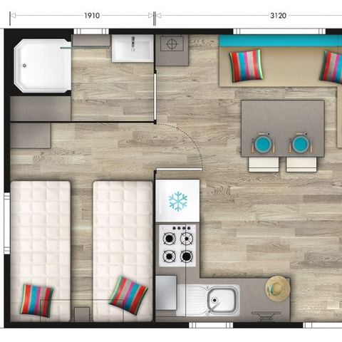 BUNGALOW 4 personnes - MOANA