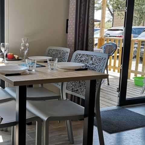 Stacaravan 4 personen - Stacaravan Timoé Lodge - 2 kamers - 29.50m² 4 pers