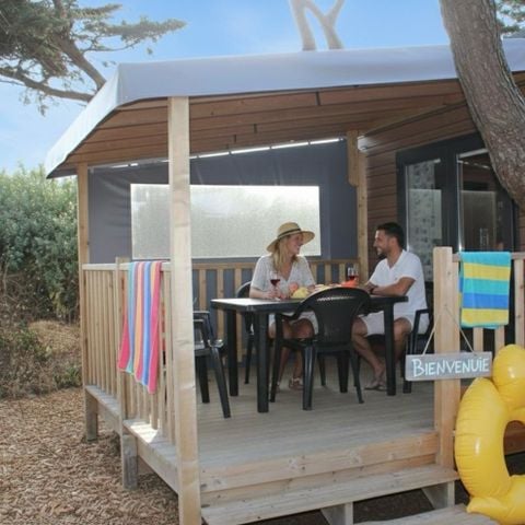Mobilhome 2 personnes - Mobil-home Tiki Lodge - 1 chambre - 19.50² 2 pers