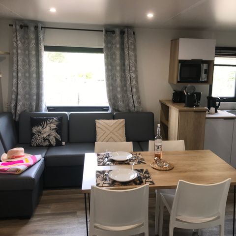 MOBILE HOME 12 people - Mobile Home Tropical Lodge Family AVEC JACUZZI- 36.80 m²/MH - 6 Bedrooms/12 pers - TRIBU XXL 12 pers