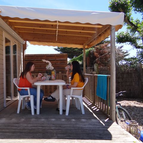 Mobilheim 4 Personen - Moai - 2 Zimmer (Ankunft Mittwoch)