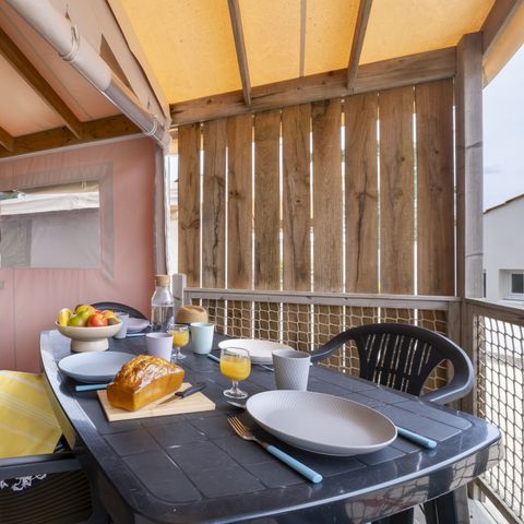 CANVAS AND WOOD TENT 5 people - Sahari Lodge 2bedroom - without bathroom - 19m² 2/5 pers