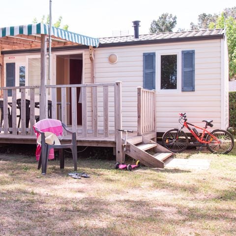 Mobilhome 4 personnes - Rétro 2 chambres 25m² 2/4 pers.