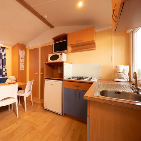 Mobilheim 4 Personen - Retro 2 Zimmer 25m² 2/4 Pers.