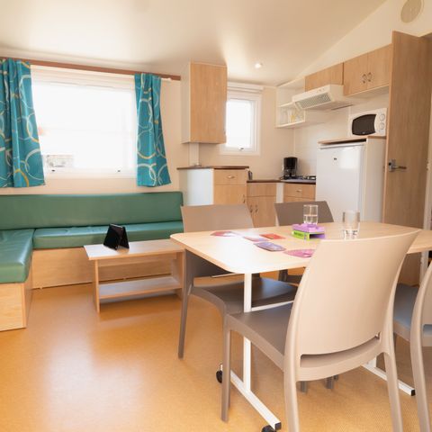 Stacaravan 5 personen - Comfort 2 kamers 28m² 4/5 pers.