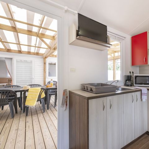 MOBILHOME 5 personnes - Confort 2chambres 28m² 4/5 pers.