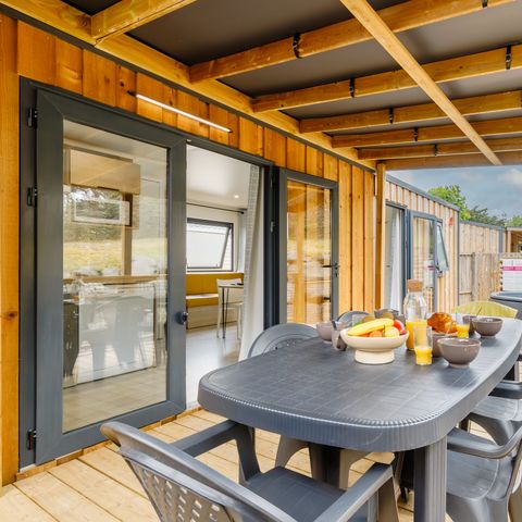 Stacaravan 4 personen - Stacaravan Prémium SPA CLIM LV 2 kamers 30m² 2/4 pers