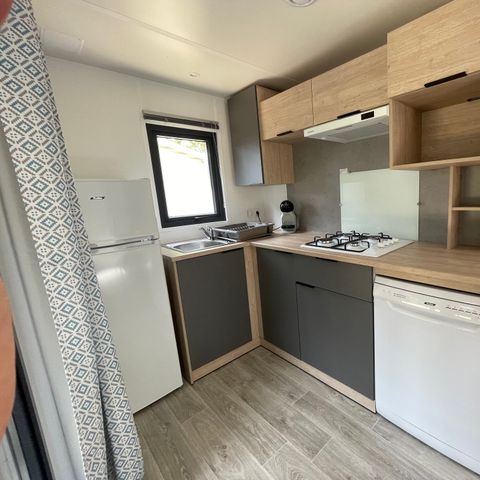 MOBILHOME 4 personas - Prémium SPA CLIM LV 2 habitaciones 30m², 2 baños