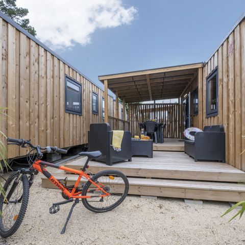 Mobile home 4 persons - Mobile-home Cabane Prémium CLIM 2bedroom 25m² 2/4 pers