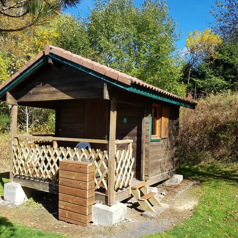Chalet 2 personen - CABANE (Zonder sanitair)