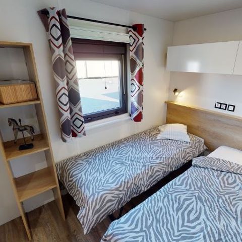 Stacaravan 5 personen - Privilège N°2 32m² 2 badkamers