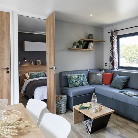 Stacaravan 5 personen - Privilege N°1 32m² 1 Badkamer