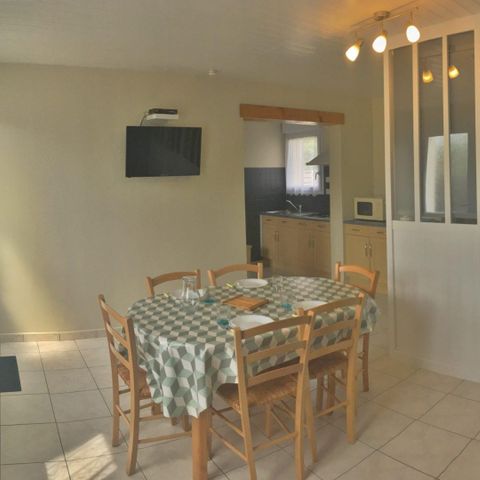 LANDHUIS 5 personen - Gite N°1 kamer 38m².