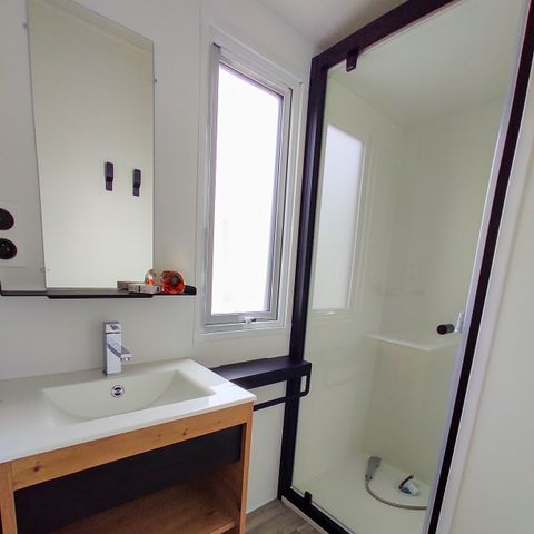 Stacaravan 5 personen - Oasis Confort+ 26 m² met 2 slaapkamers - stacaravan