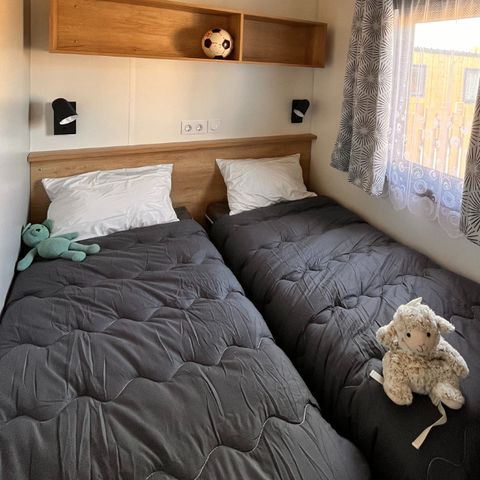 Stacaravan 6 personen - Privilège 3 37m² 2 badkamers