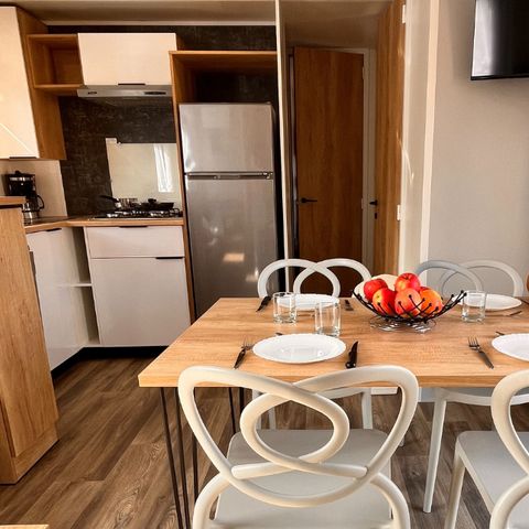 Stacaravan 6 personen - Privilège 3 37m² 2 badkamers