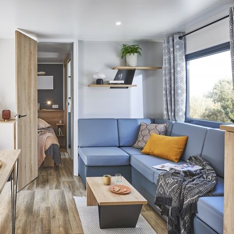 Stacaravan 6 personen - Privilège 3 37m² 2 badkamers