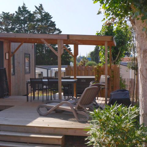 BUNGALOW 6 personnes - Mobil home Privilège 3 37m² 2 salles de bain avec Spa