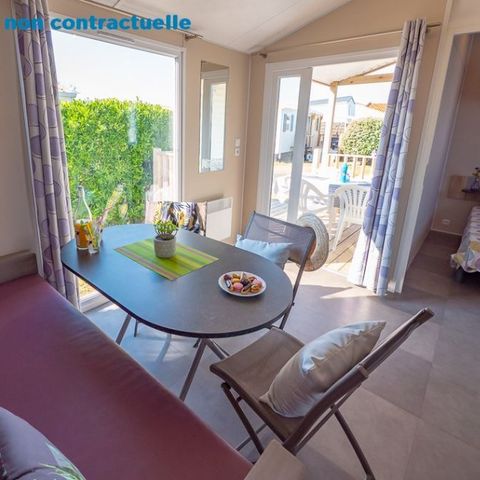Mobilhome 5 personas - Gran Cottage Confort - Terraza integrada