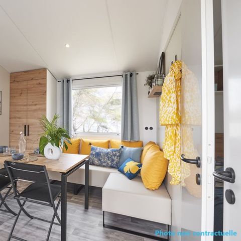 Mobilhome 6 personas - Cottage Confort - Terraza semicubierta