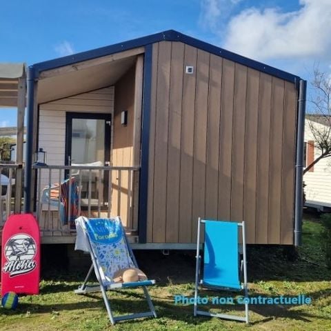 Stacaravan 6 personen - Cottage Confort - Geïntegreerd overdekt terras