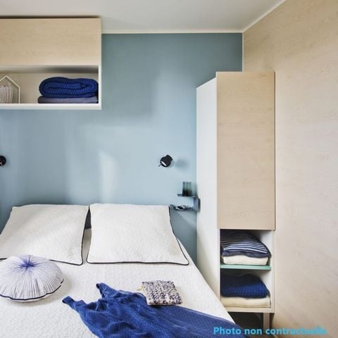 Stacaravan 6 personen - Cottage Confort - Geïntegreerd overdekt terras