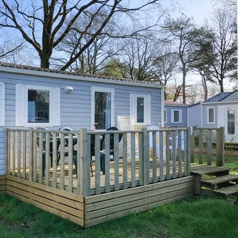 Mobilheim 4 Personen - Mobilheim | Classic | 2 Zi. | 4 Pers. | Nicht überdachte Hochterrasse
