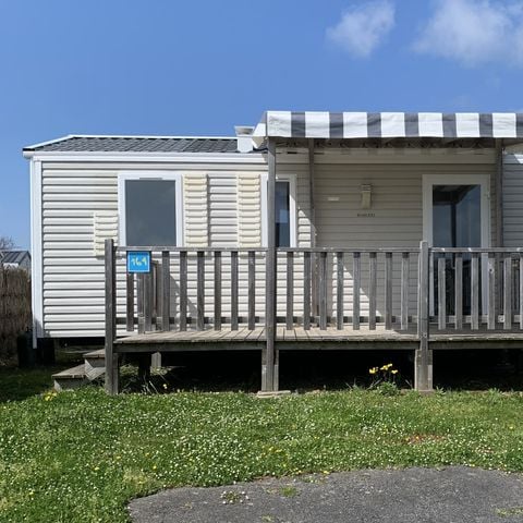 Mobilheim 6 Personen - Comfort | 3 Zi. | 6 Pers. | Erhöhte Terrasse