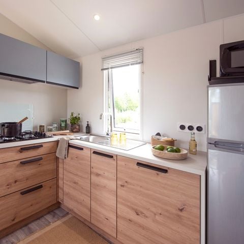 Stacaravan 5 personen - Stacaravan | Comfort | 2 Slaapkamers | 5 Pers. | Verhoogd terras