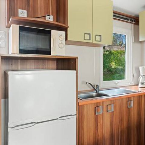 Mobilheim 4 Personen - Classic | 2 Schlafz. | 4 Pers. | Einfache Terrasse