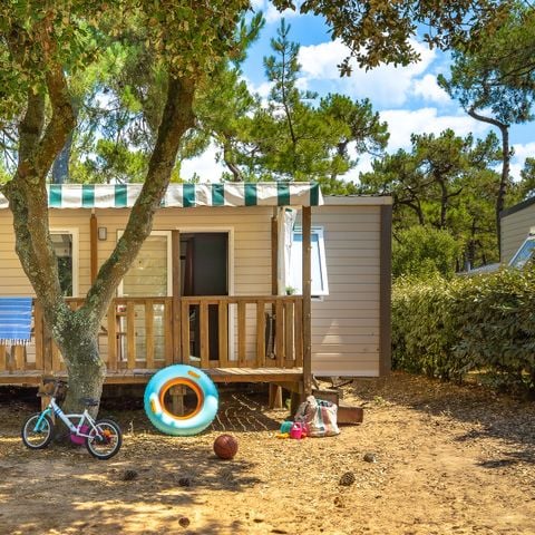 Stacaravan 6 personen - Stacaravan Océan TV Plancha - 3 slaapkamers - 6 slaapplaatsen